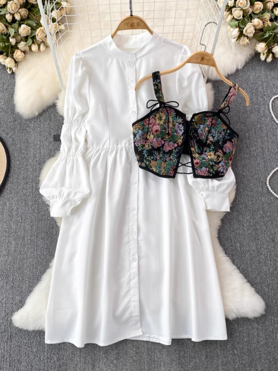 Glitz and glamour shirt dress & corset SDZZ845 images